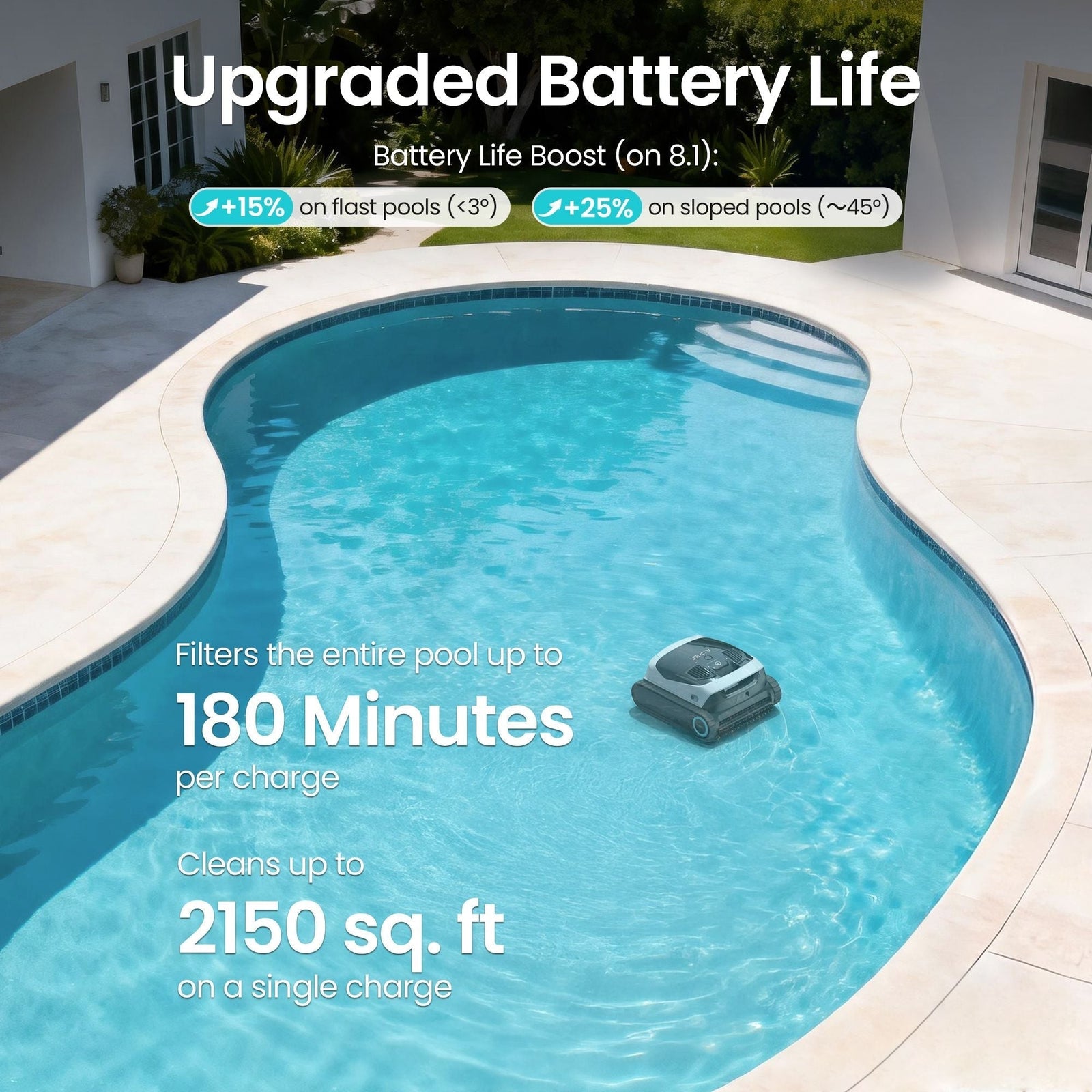 Scuba N1 Max Cordless Robotic In-Ground Robotic Pool Cleaner for In-Ground Pools up to 2150 sq. Ft P2I2 - product image 4