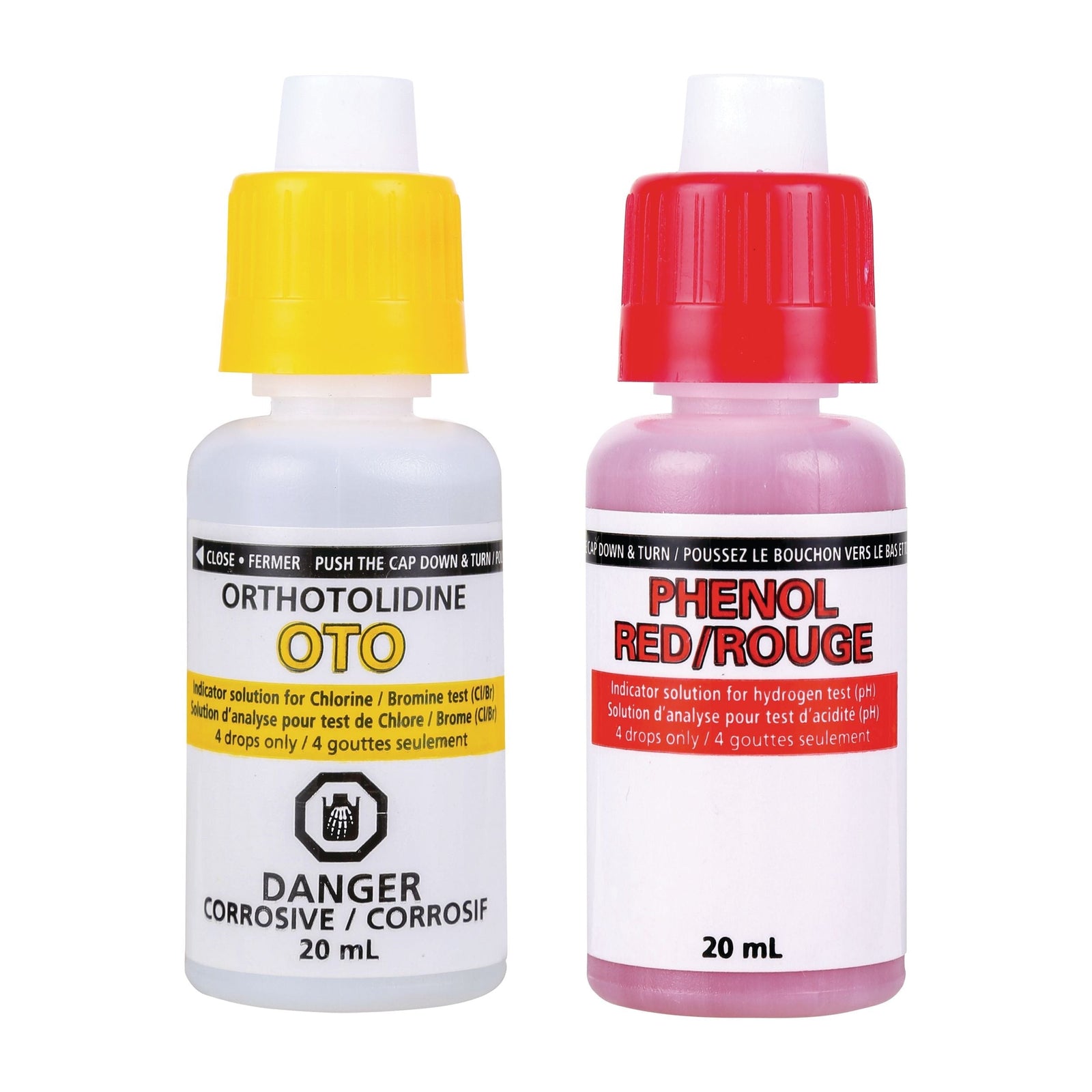 Test Kit OTO & Phenol Refill Bottles, 20-mL Y4M3 - product image 1