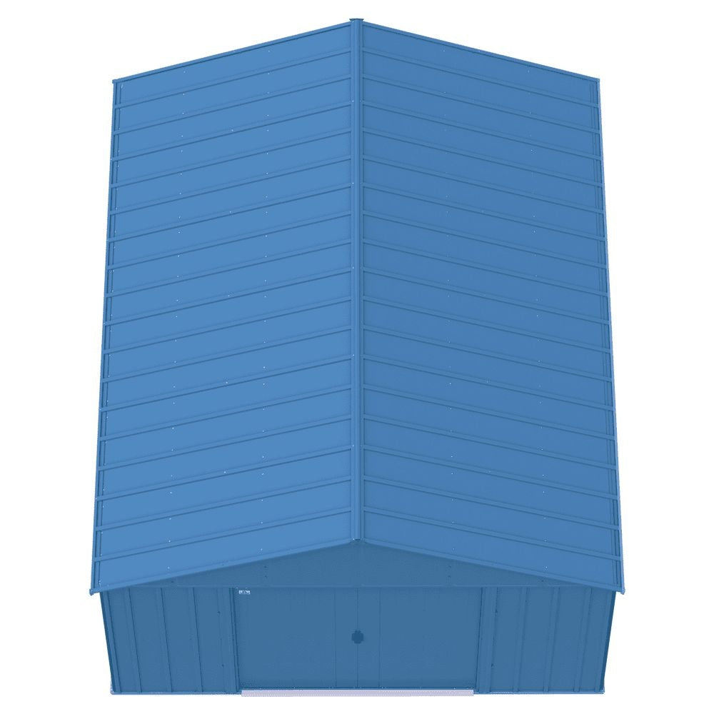 Classic 12x14-ft Blue Grey Corrosion-Resistant Steel Shed D7N3 - product image 4