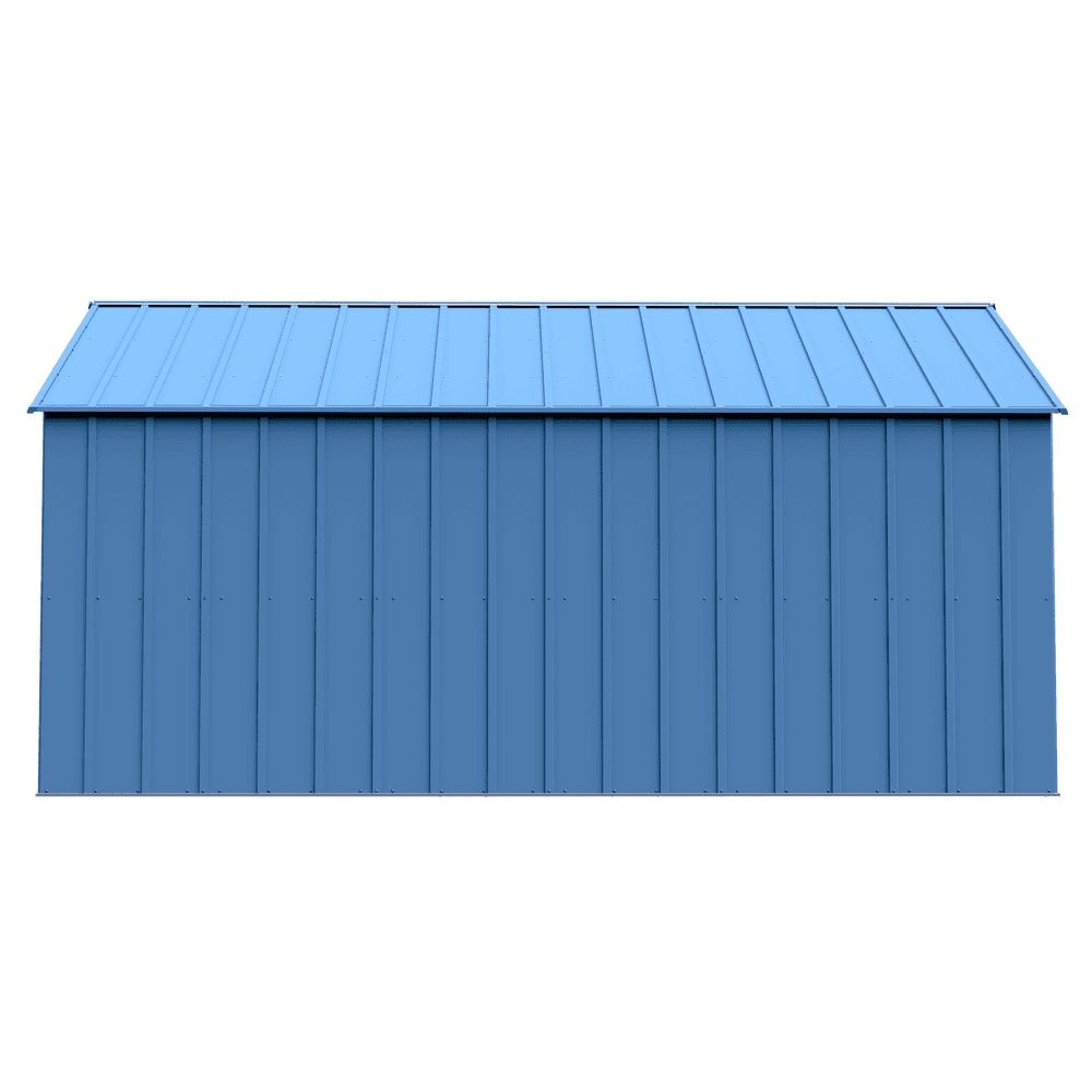 Classic 12x14-ft Blue Grey Corrosion-Resistant Steel Shed D7N3 - product image 5