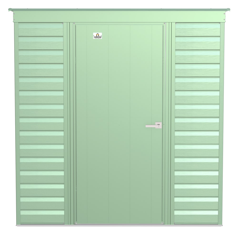 Select Galvanized Steel Storage Shed, Sage Green, 6-ft x 4-ft M6T9 - product image 4