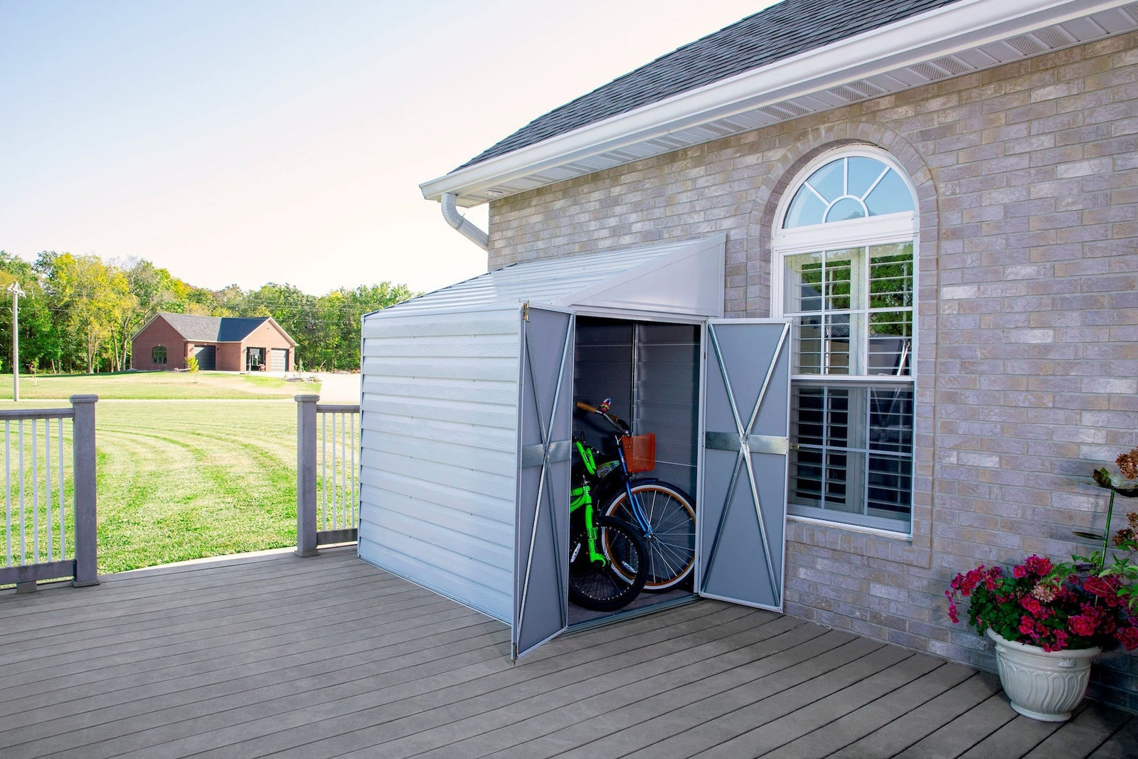 Yardsaver Electro Galvanized Steel Storage Shed, 4-ft x 7-ft E1S6 - product image 7