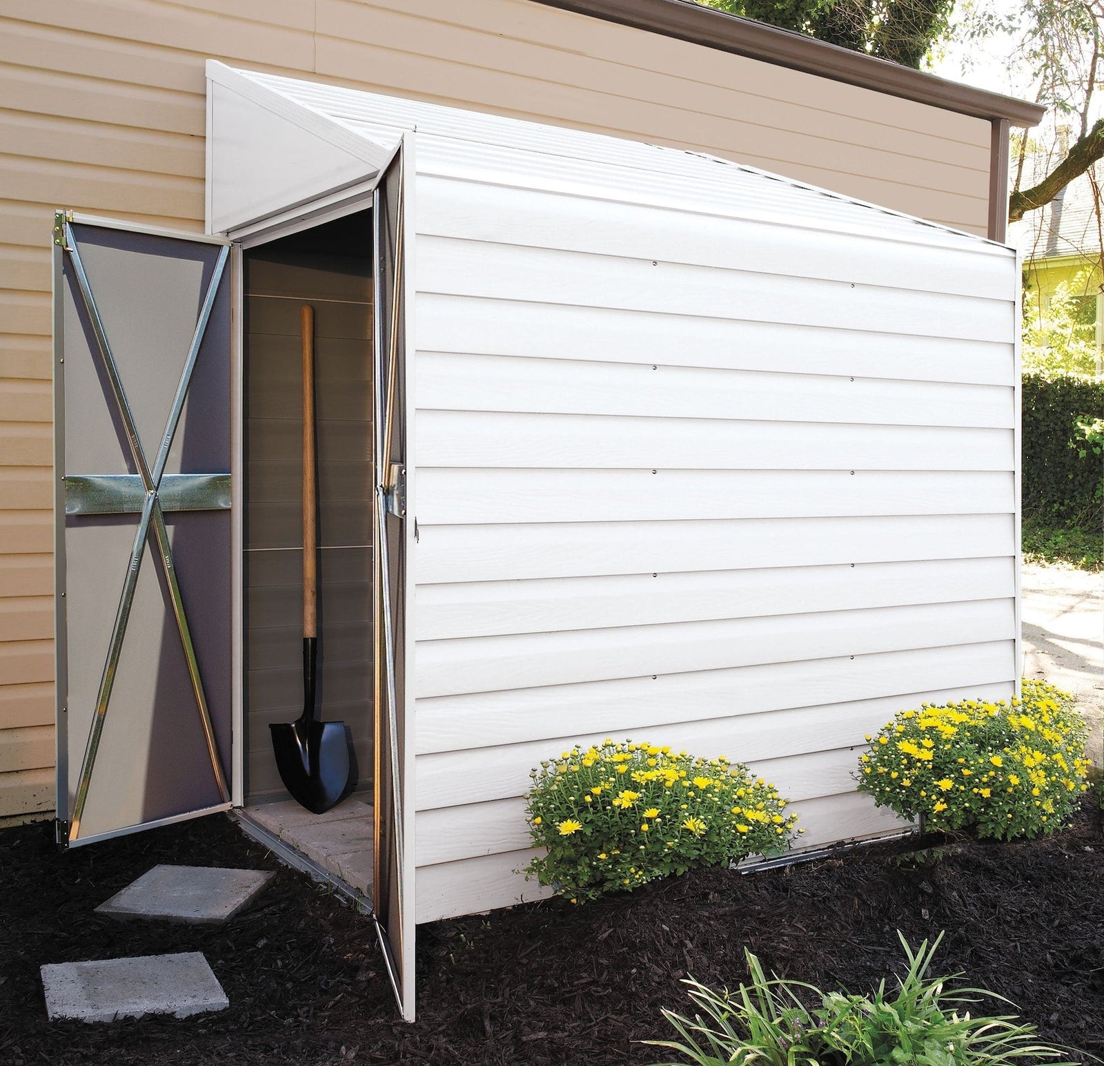 Yardsaver Electro Galvanized Steel Storage Shed, 4-ft x 7-ft E1S6 - product image 8