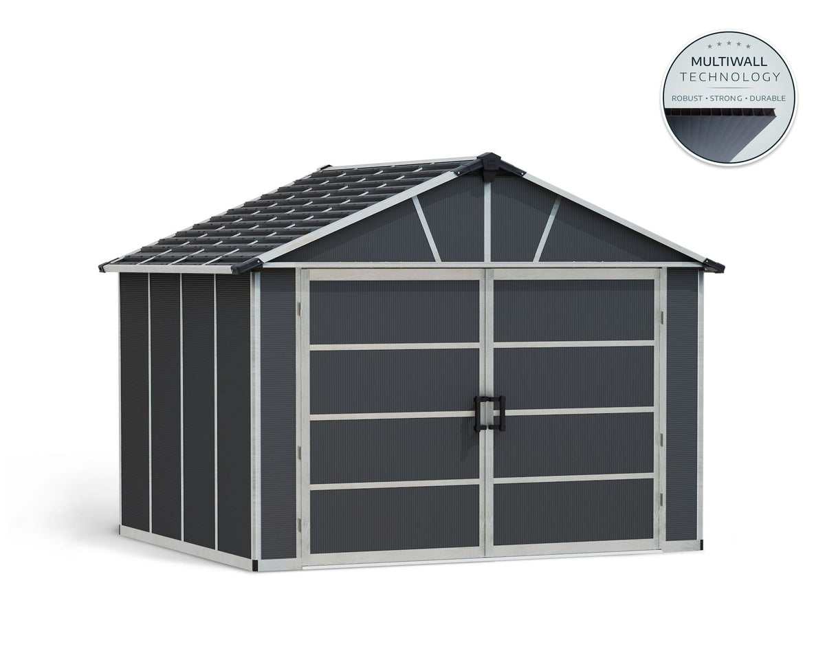 Multi-Function Polycarbonate Yukon Shed, 11x9-ft T6B5 - product image 4