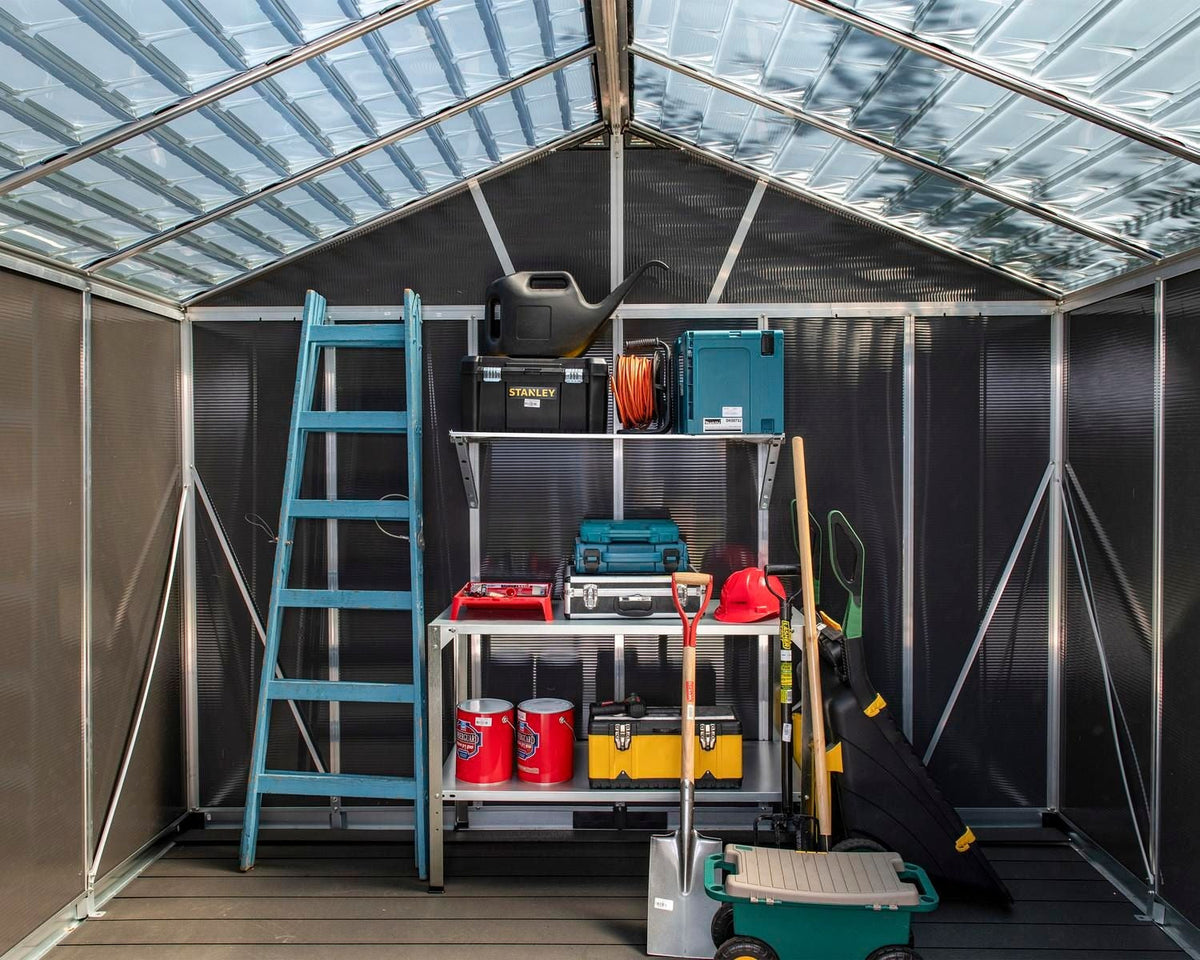 Multi-Function Polycarbonate Yukon Shed, 11x9-ft T6B5 - product image 5