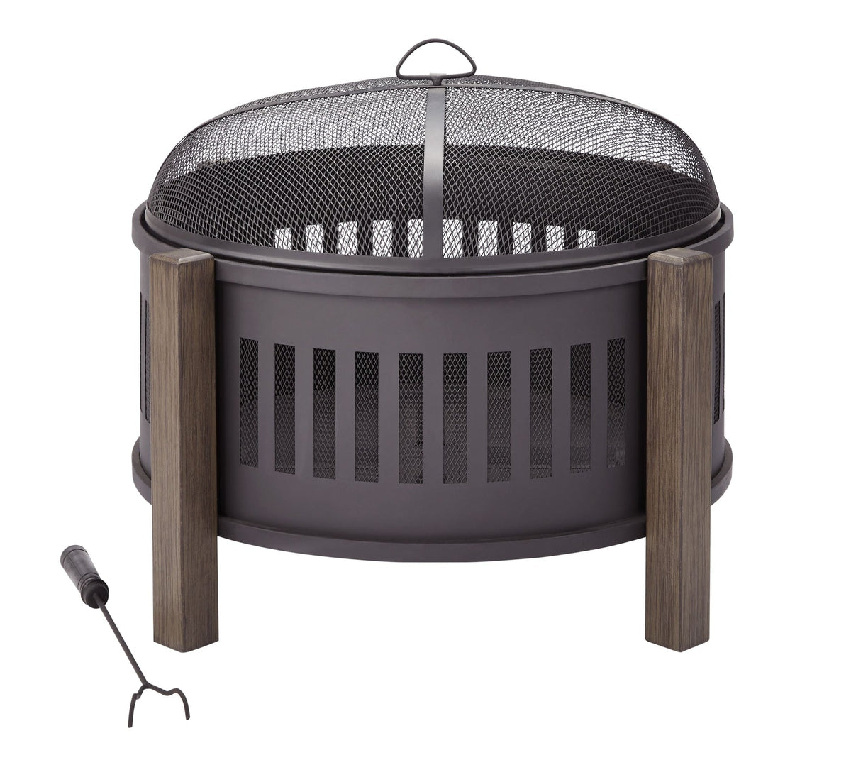 Campobello Round Wood Burning Outdoor Fire Bowl/Fire Pit, 31 x 24-in T8K0 - product image 3