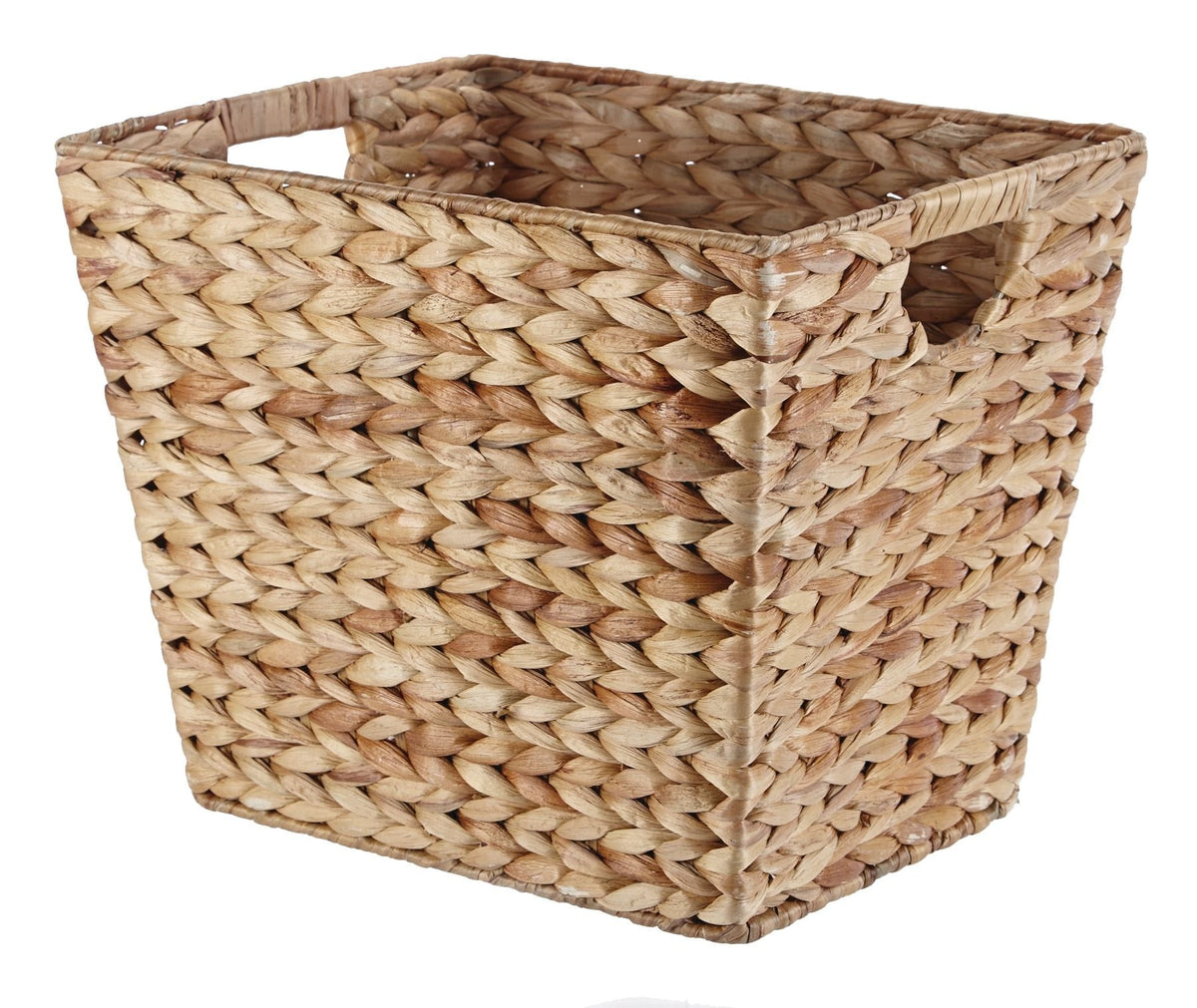 Emery Rectangular Hand Woven Storage Basket, 14.57 x 12 x 12-in W6F2 - product image 1