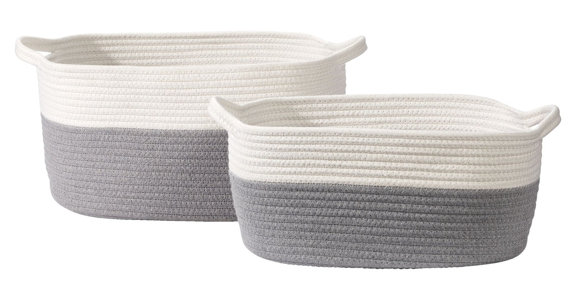 Nesting Rope Baskets Set, 2-pk X5O4 - product image 1
