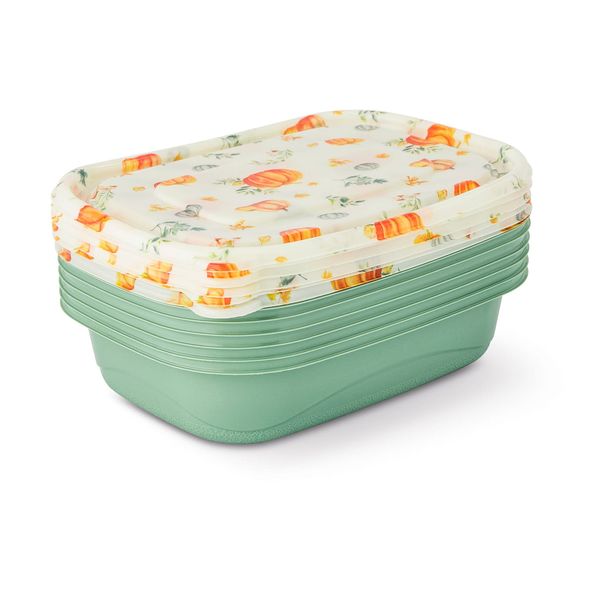 Home Harvest Green/White Disposable Containers E0B2 - product image 1