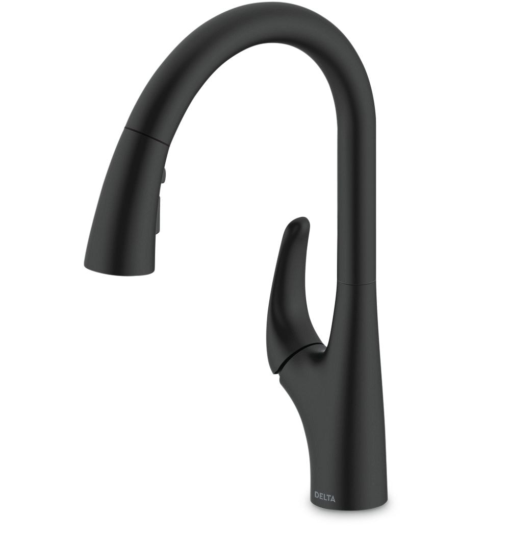 Seabourne Pull-Down Kitchen Faucet, Matte Black I8Q0 - product image 1
