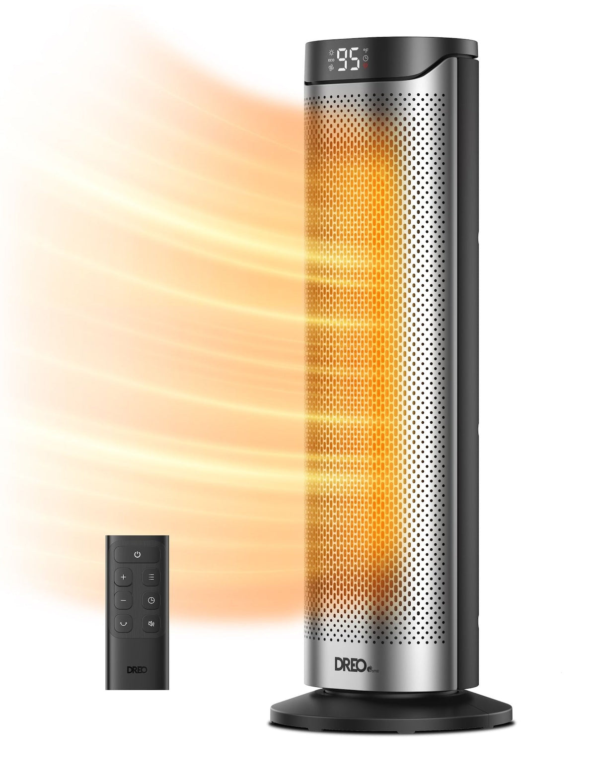 Home 1500W PTC Convection Oscillating Ceramic Electric Tower Heater, 23-in M5N8 - product image 7