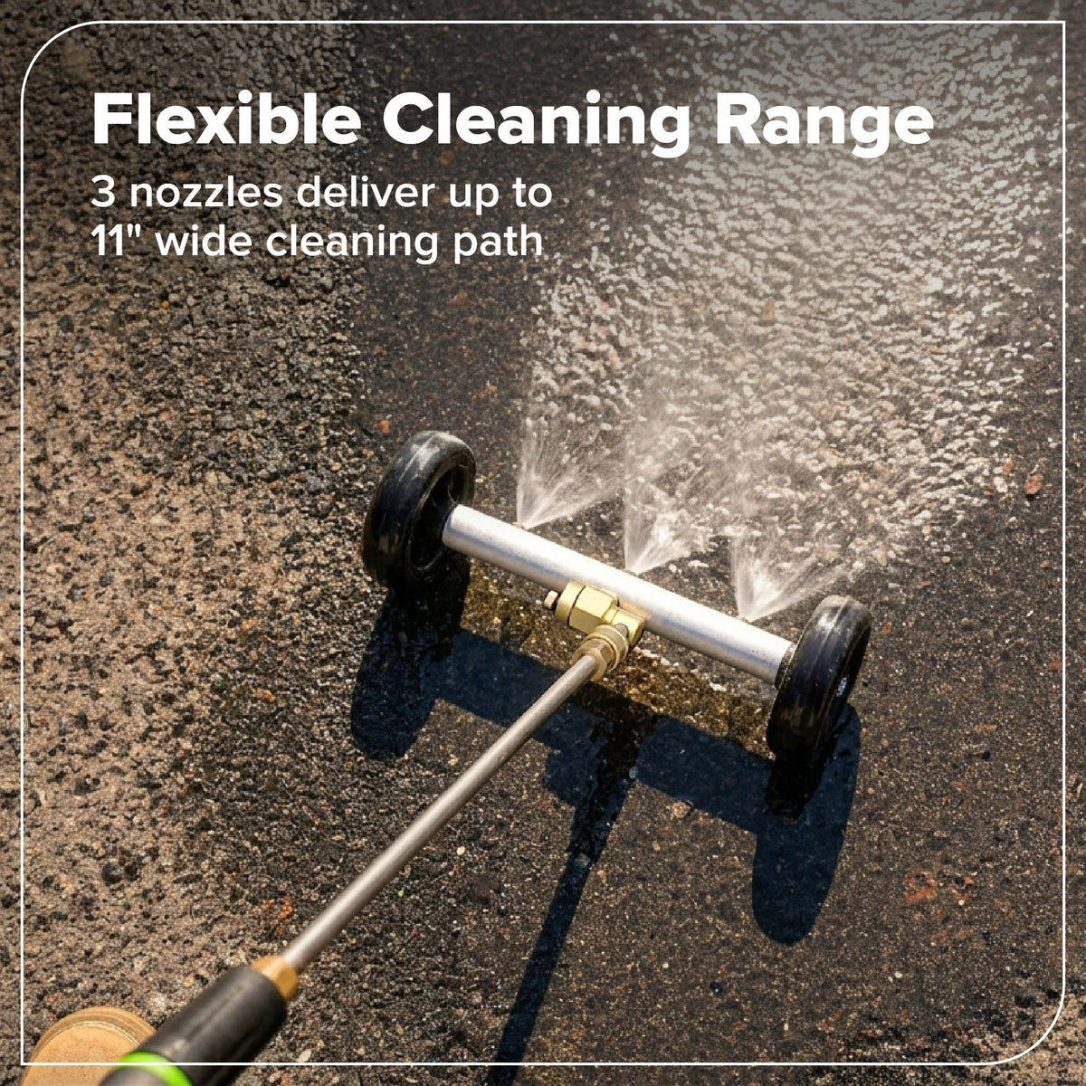 2-in-1 Water Broom & Undercarriage Cleaner, Pressure Washer Attachment W7V7 - product image 2