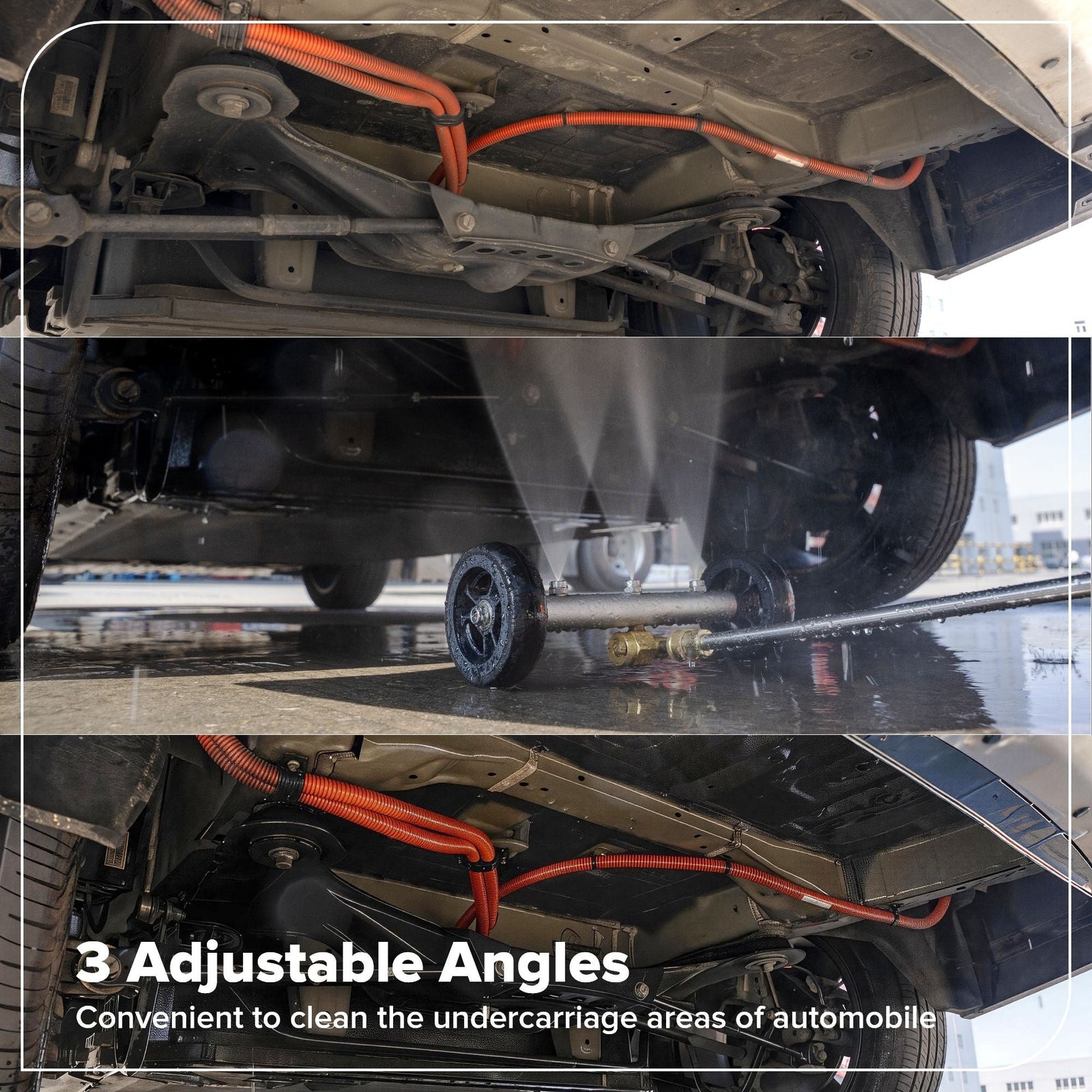 2-in-1 Water Broom & Undercarriage Cleaner, Pressure Washer Attachment W7V7 - product image 4