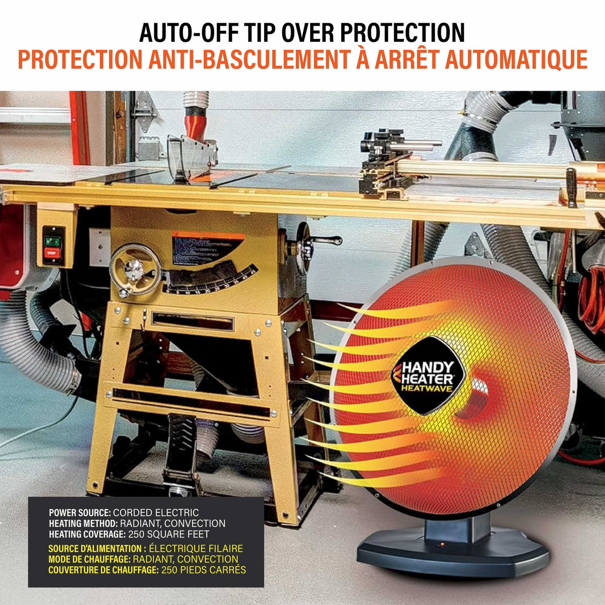Heater Heatwave Space Heater X0U9 - product image 3