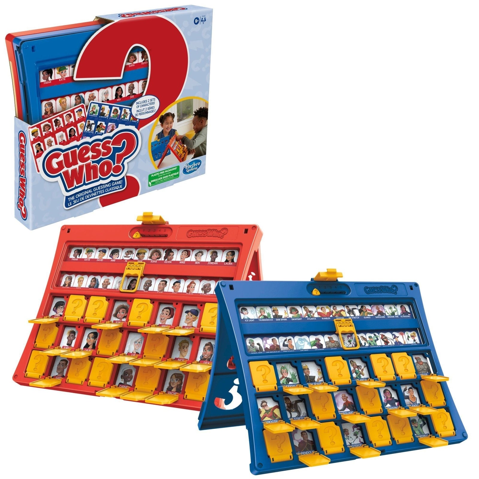 Games Guess Who 2.0 2-Player Game, Ages 6+ L9I8 - product image 1