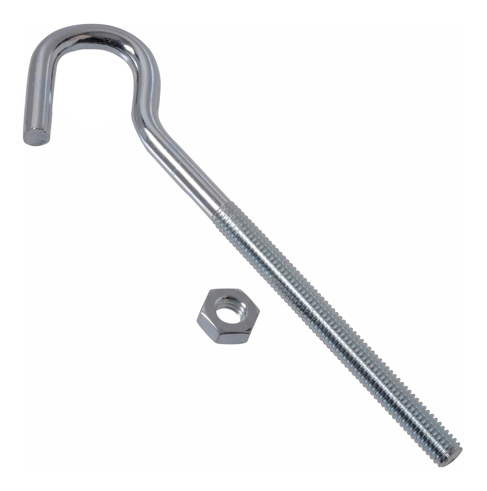 Zinc-Plated Lag Bolt Clothesline Hook, Corrosion Resistance, 7-1/4-in S6O3 - product image 1