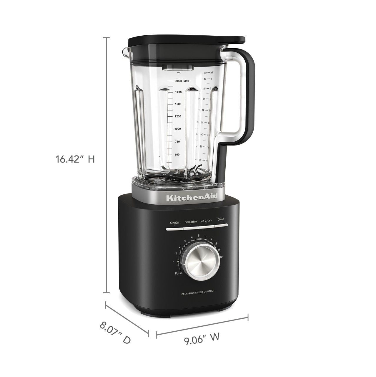 10-Speed Matte Black Pure Power Blender S9Q1 - product image 3
