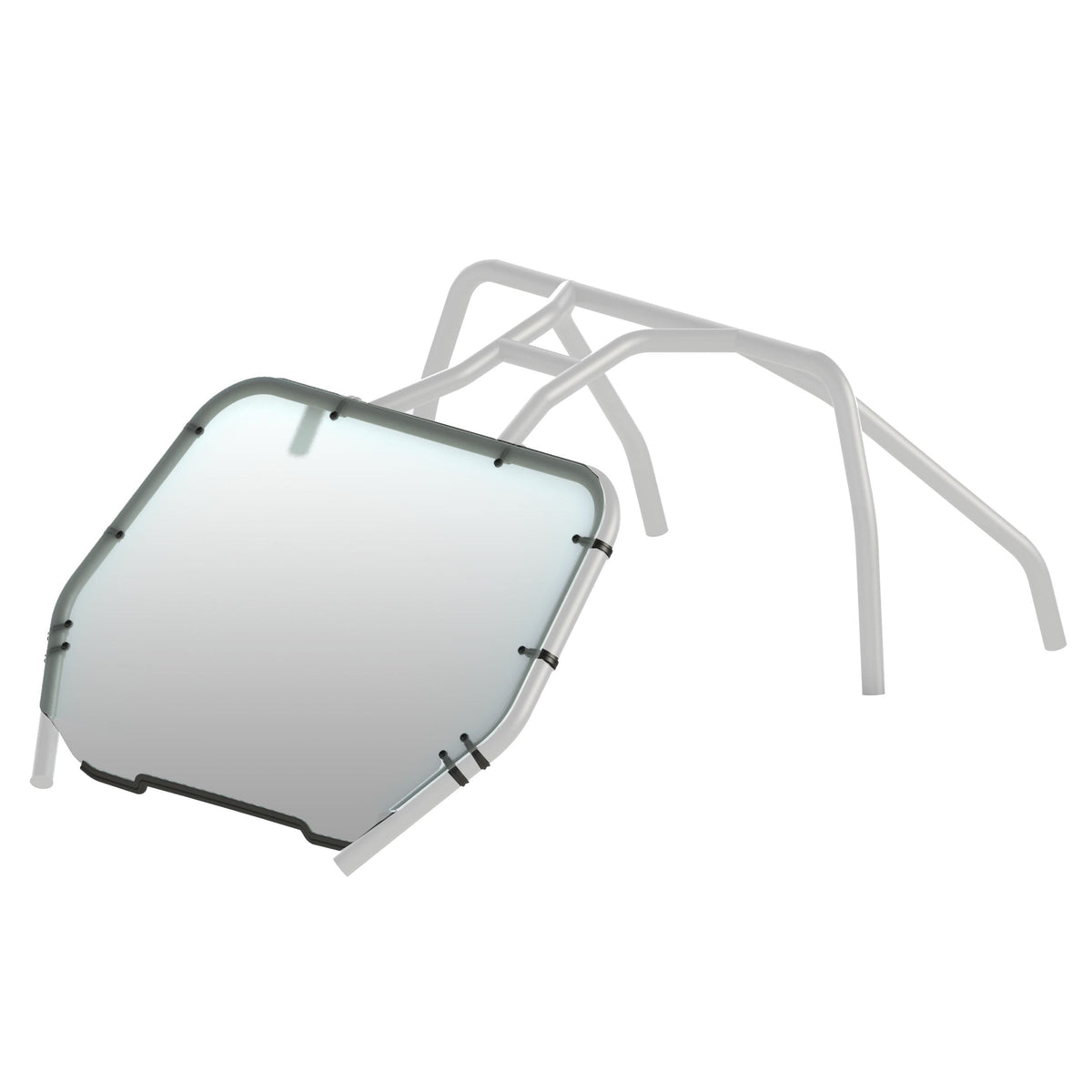 Uncoated Full Fixed Windshield, Arctic Cat Wild Cat Q7B7 - product image 1
