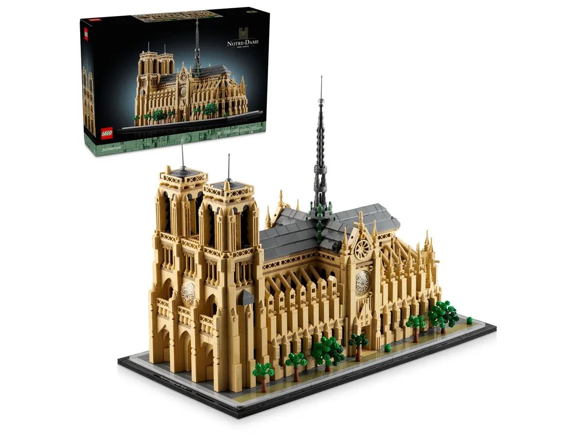 Architecture Landmarks Notre-Dame de Paris Building Set - 21061, 4383-pcs, Ages 18+ J2J4 - product image 1