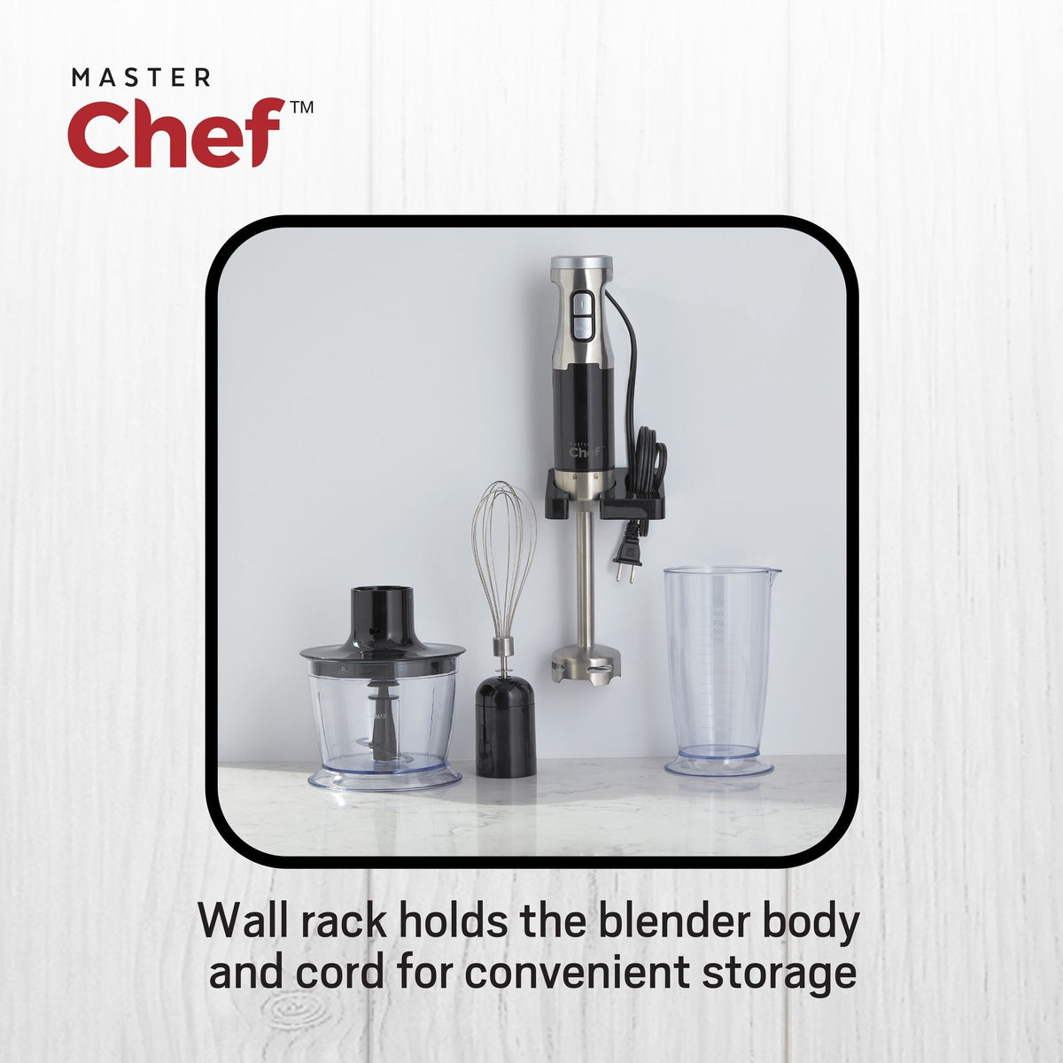 Corded Hand Blender with Whisk, Stainless Steel, Black T7R2 - product image 3