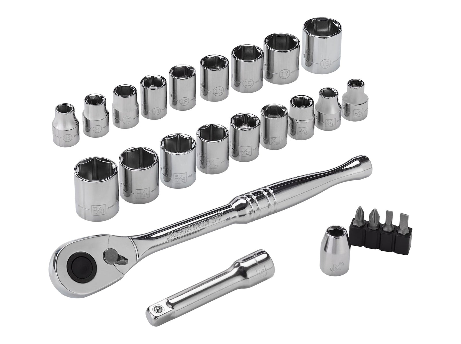 25 Piece 3/8" Drive Socket Set V4N5 - product image 3