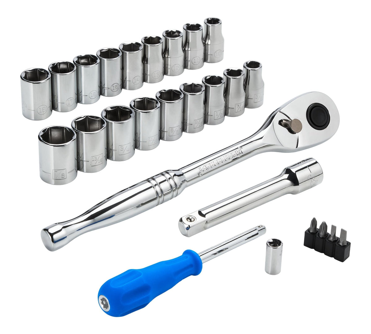 26 Piece 1/2" Drive Socket Set H3B0 - product image 1