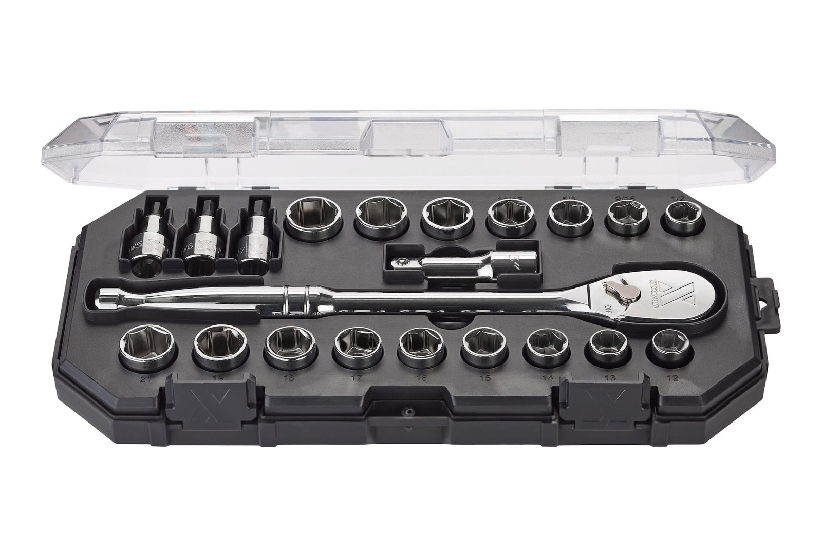 21 Piece 1/2" Drive Metric Socket Set A2S9 - product image 5