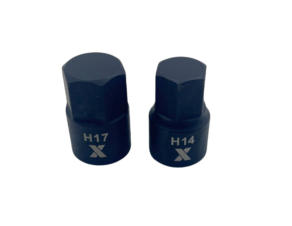 9 Piece Impact Stubby Bit Socket Rail Hex Metric P1U0 - product image 2
