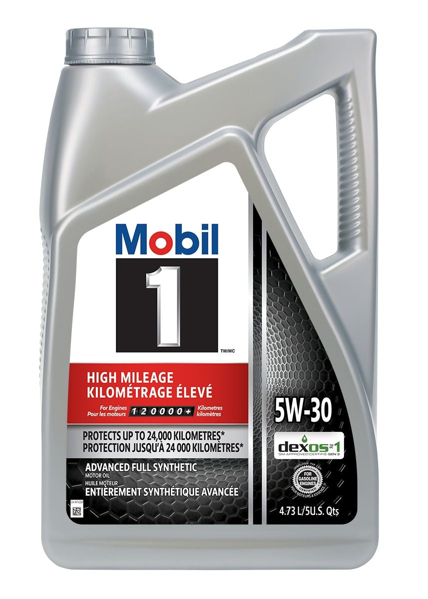 1 High Mileage 5W30 Synthetic Engine/Motor Oil, 4.73-L Y5I4 - product image 1
