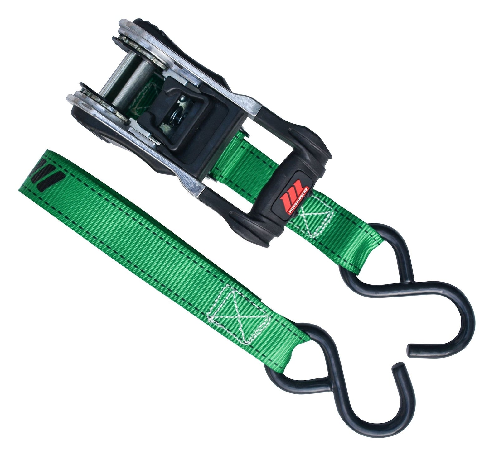 1,500-lb Ratchet Tie Down, with Padded D-Handle, 1-in x 14-ft, 4-pk, Green I1I1 - product image 7