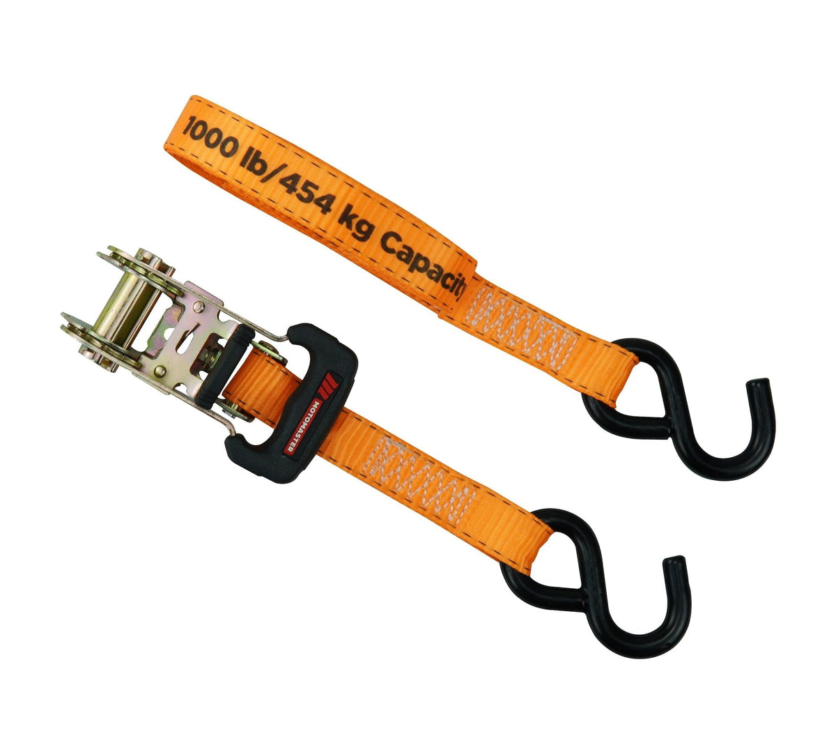 3,000-lb Padded Handle Ratchet Tie Down Straps, 1.25-in x 10-ft, 2-pk X3K5 - product image 3