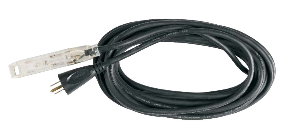 32-ft 10-in 14/3 Outdoor Extension Cord with 3 Grounded Outlets and Lighted End, Black C7K8 - product image 2