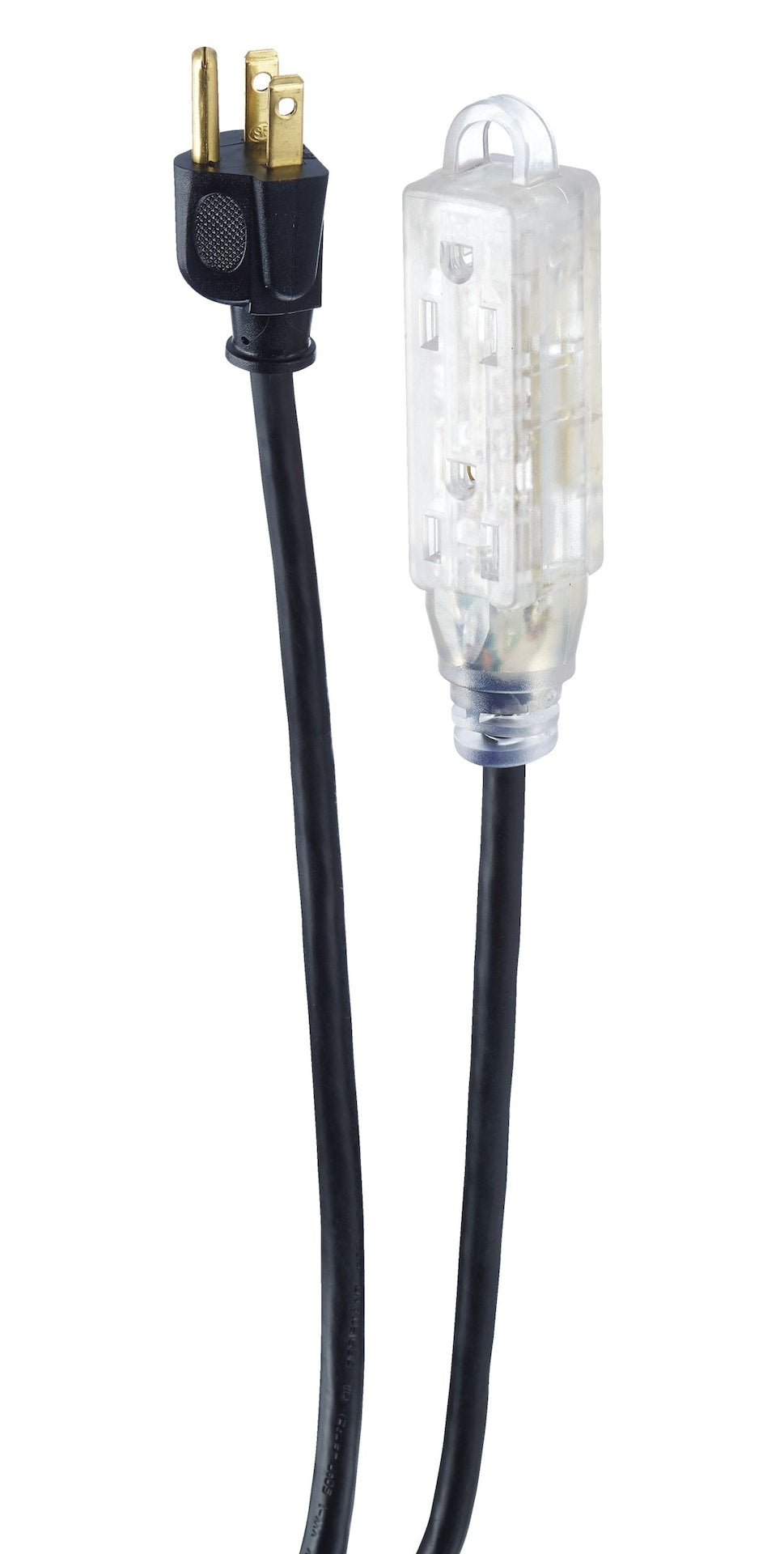 32-ft 10-in 14/3 Outdoor Extension Cord with 3 Grounded Outlets and Lighted End, Black C7K8 - product image 5