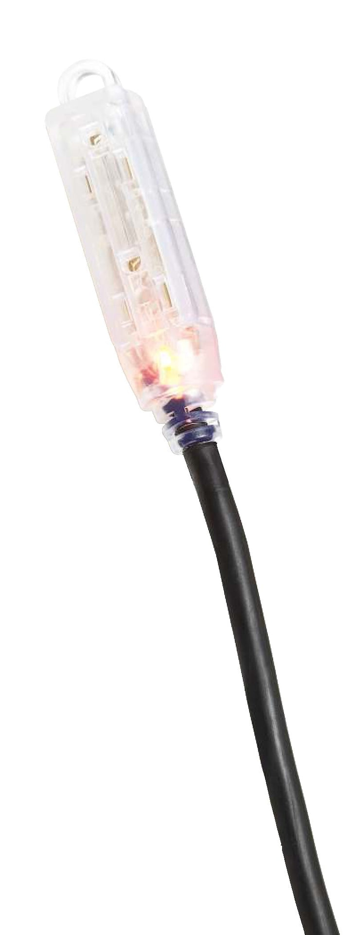 32-ft 10-in 14/3 Outdoor Extension Cord with 3 Grounded Outlets and Lighted End, Black C7K8 - product image 6