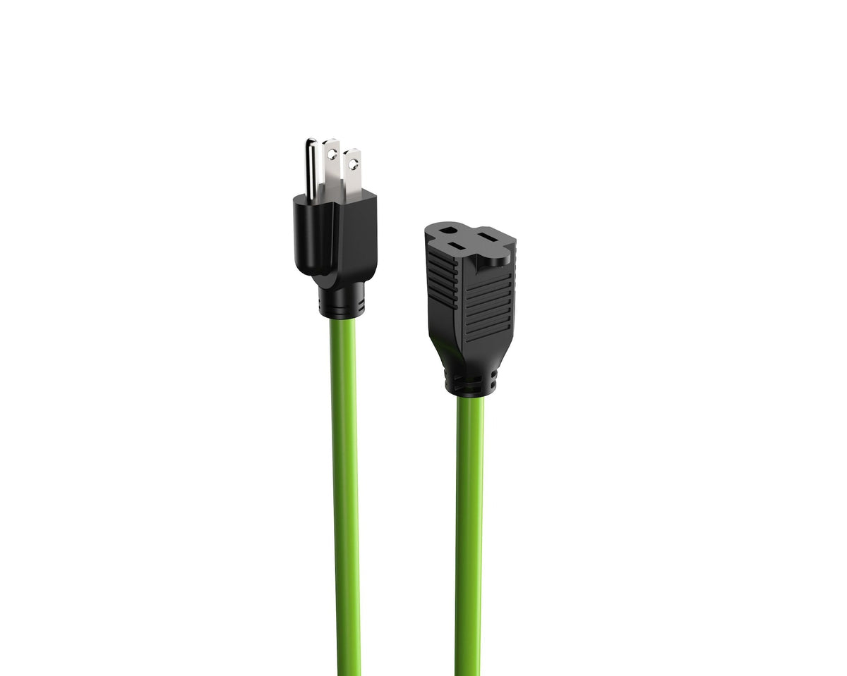 82-ft 16/3 Outdoor Extension Cord with Grounded Outlet, Lime Green Y4S4 - product image 3
