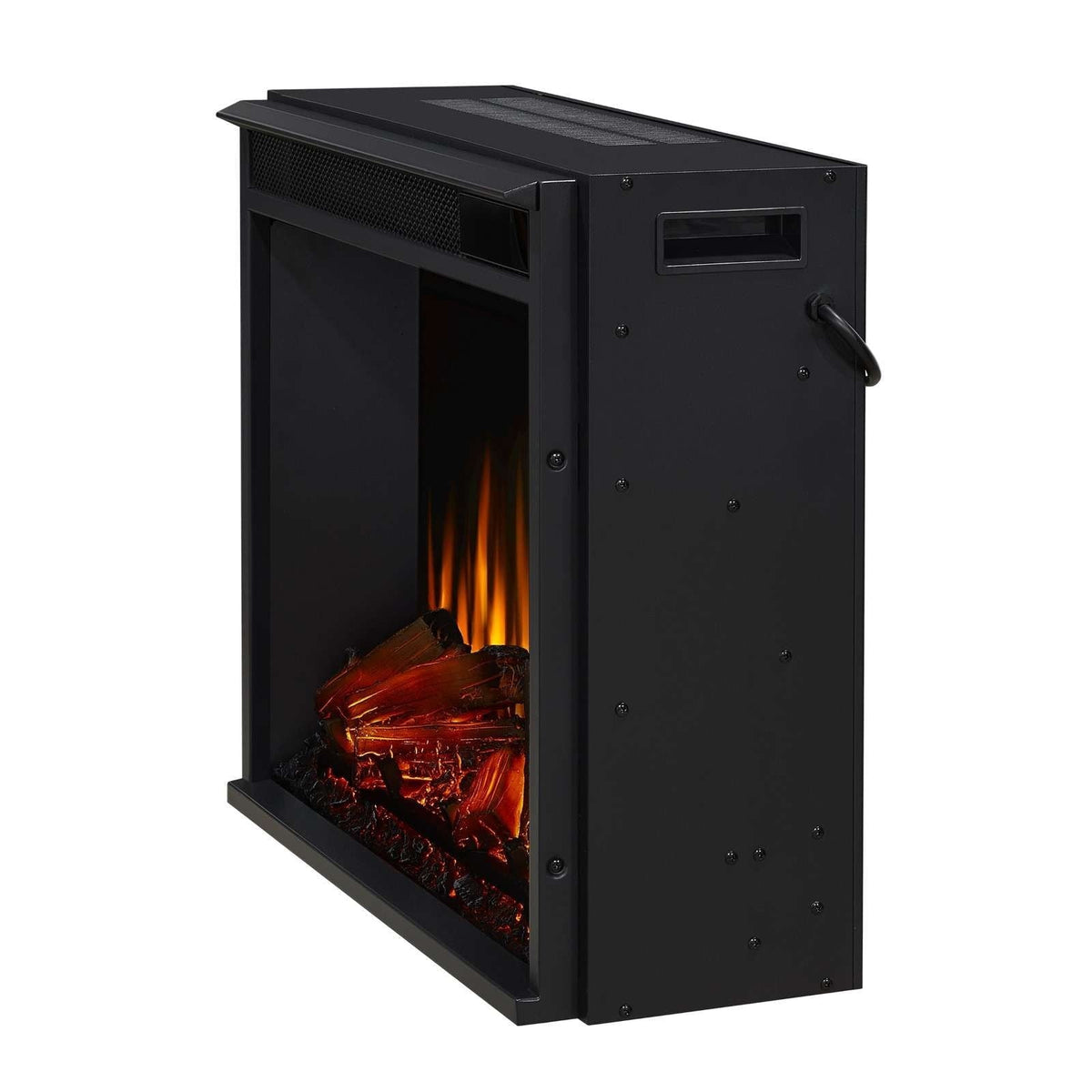 Flame Fresno Electric Media Indoor Electric Fireplace TV Stand, 72-in, 1500W, White U2F4 - product image 4