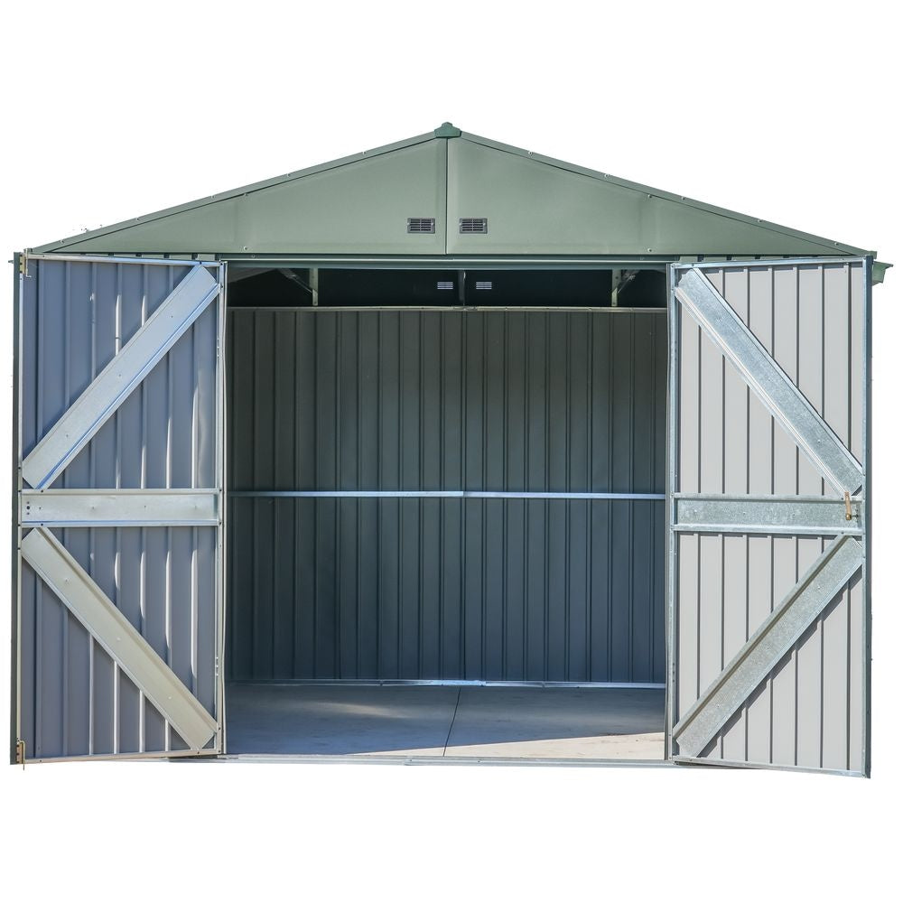 Lawn Care 10x12-ft Green Corrosion-Resistant Storage Shed M6O6 - product image 1
