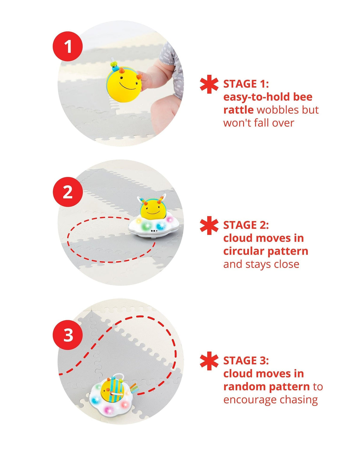 Follow-Bee Crawl Toy A8E0 - product image 5