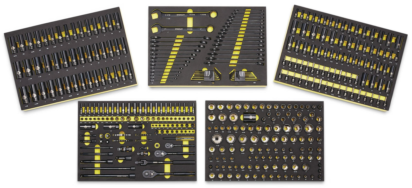 Professional Grade Black Chrome Socket Set, SAE/Metric, 427-pc K2D1 - product image 2