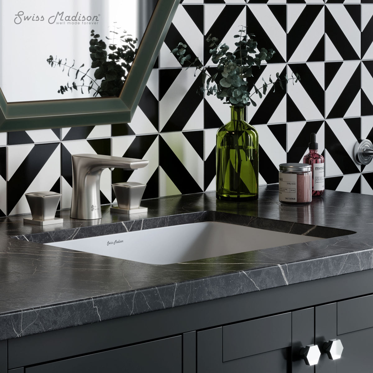 Plaisir 18.5 Rectangular Under-Mount Bathroom Sink K8B3 - product image 6