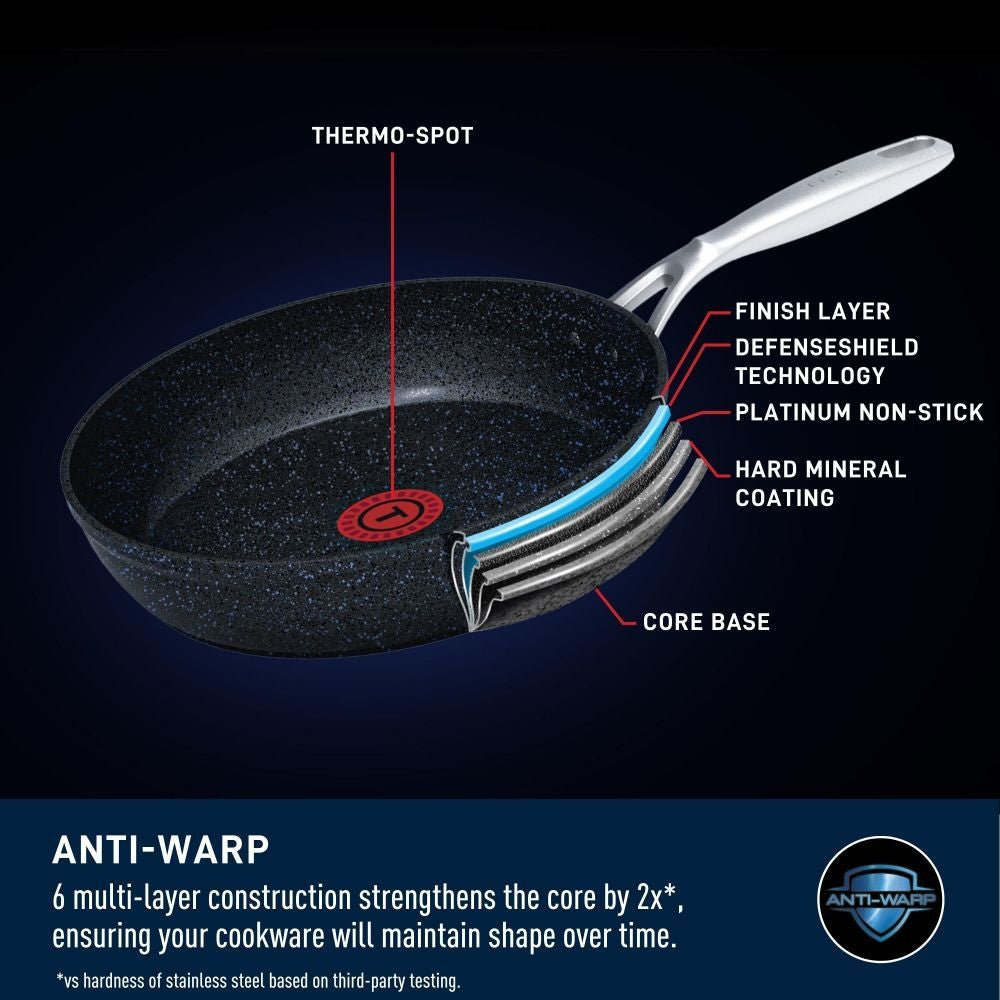 StoneShield 10-pc Cookware Set with DefenseShield Technology, 6-Multilayer Construction, Induction Safe S3T1 - product image 7
