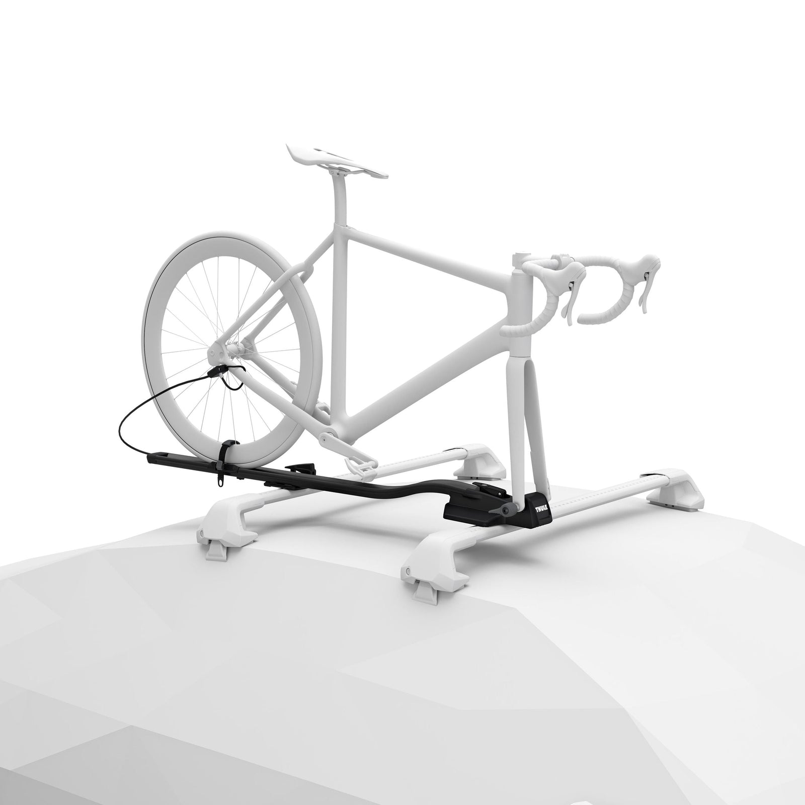 FastRide Black Lockable Fork Mount Roof Bike Rack H3Q2 - product image 1
