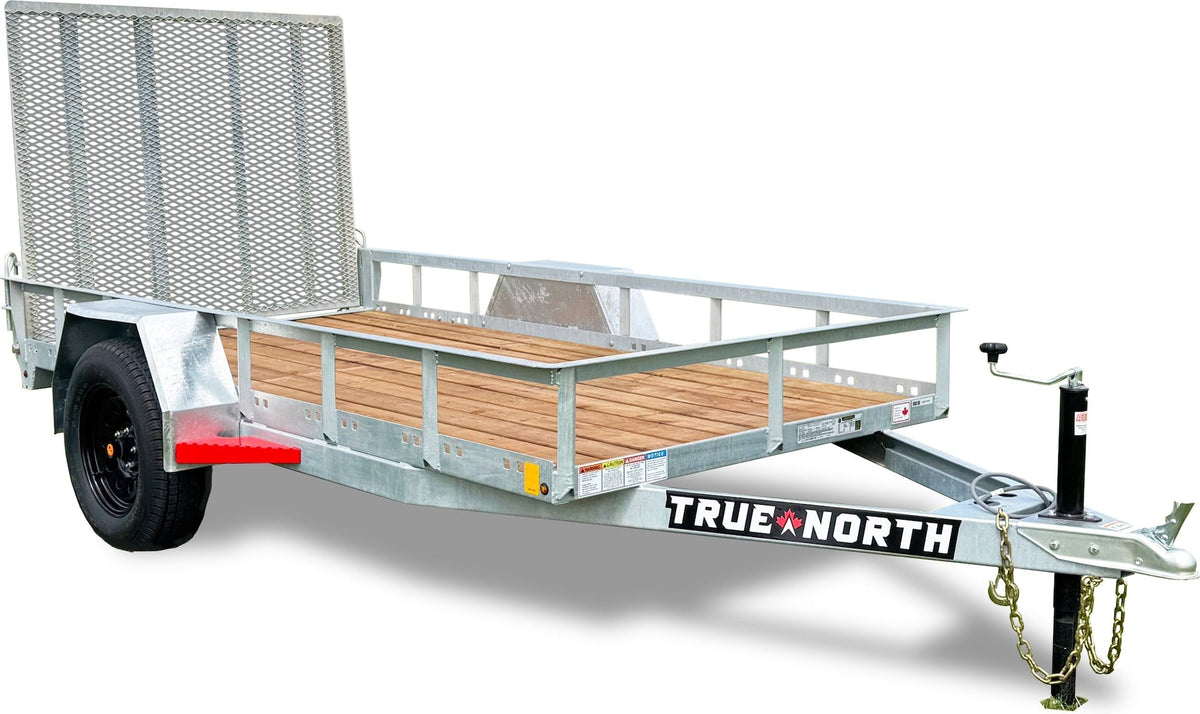 60-in x 10-ft Galvanized Utility Trailer B5F3 - product image 1