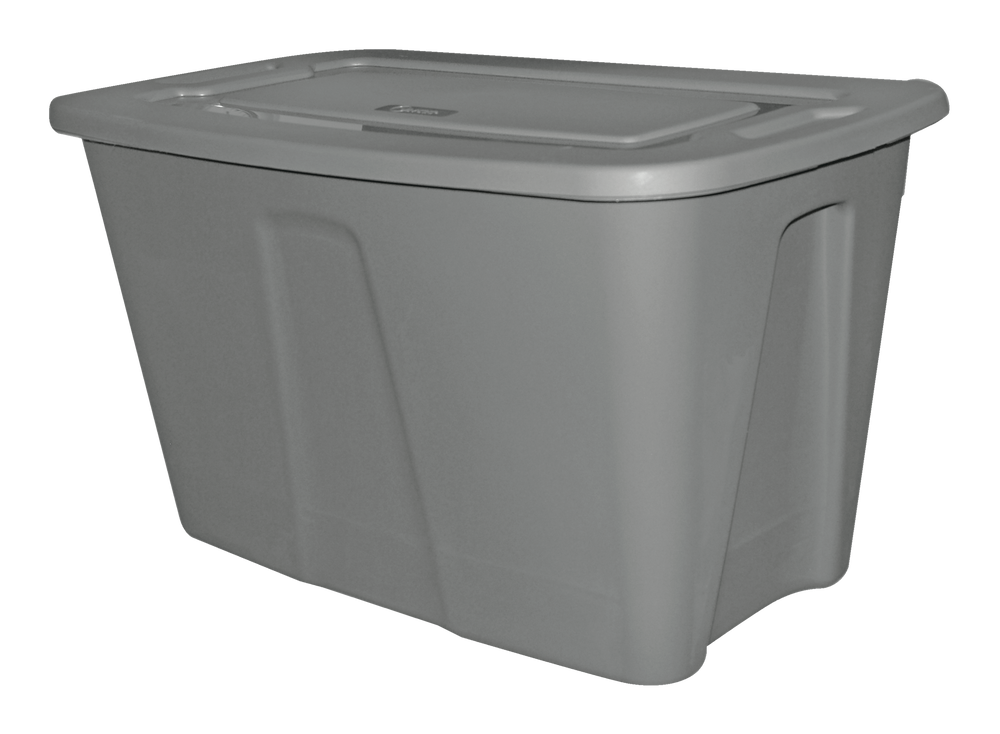 type A Restore Stackable Nesting Storage Box with Lid, 121-L, Grey U4N3 - product image 1