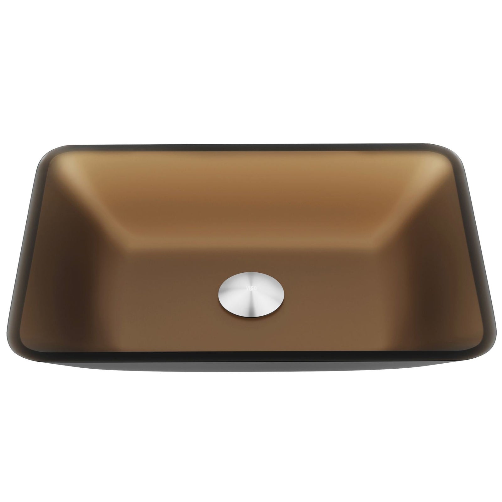 Sottile Glass Bathroom Sink/Basin and Faucet Set with Rectangular Vessel, Various Colours Q0H4 - product image 1