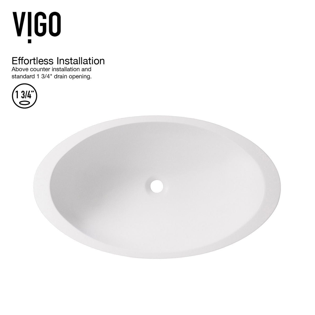 Wisteria White Bathroom Sink Set with Matte Black Olus Faucet R3T6 - product image 7