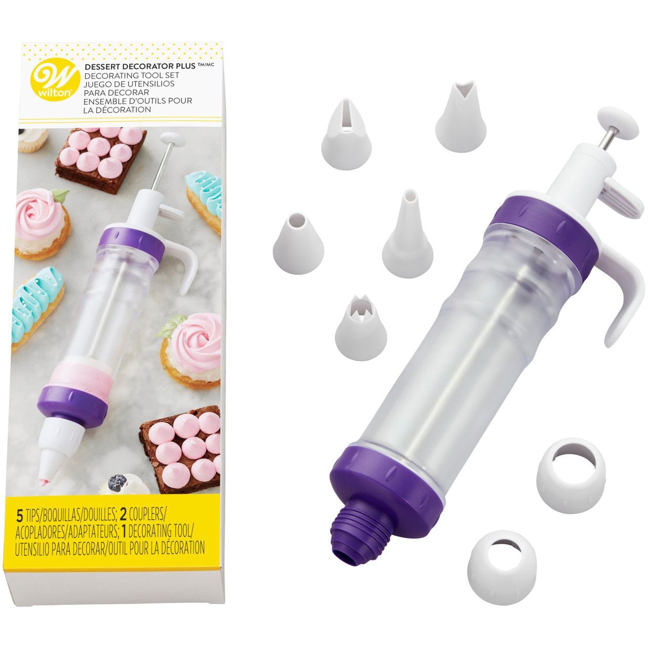 Plastic Dessert Decorator Plus Decorating Tool Set, 8-pc S4B0 - product image 1