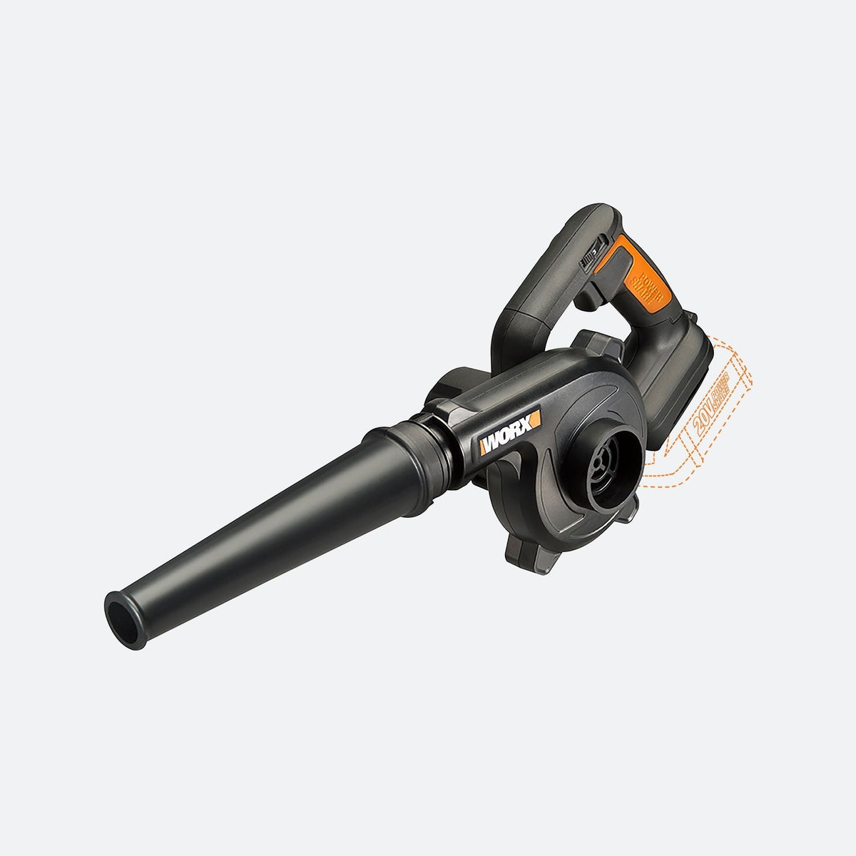 Cordless 3-Speed Jobsite Blower, 160-mph (Tool Only) S3A1 - product image 4