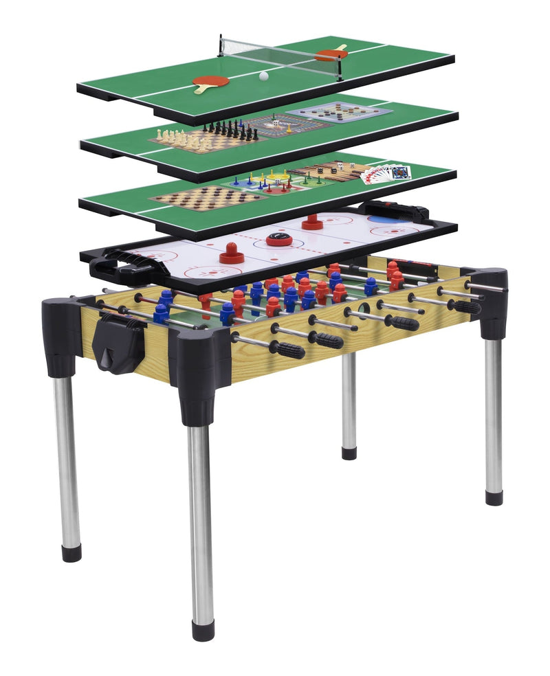 10-in-1 Space-Saving Battery-Powered Games Set/Table, 48-in S0S1