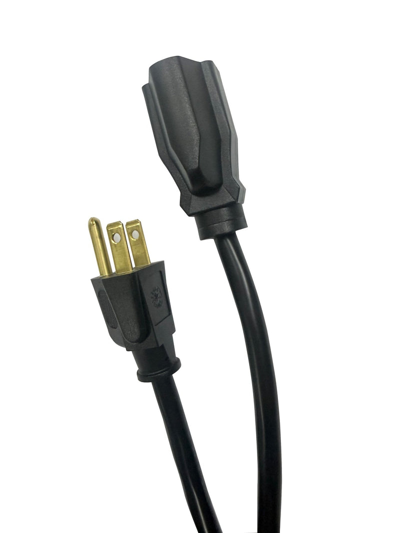 20' 16 Gauge 1-Tap Outdoor Extension Cord, Black I3I2